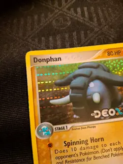 Donphan 30/107 Uncommon Holo EX Deoxys Stamped Pokemon Card NM - Image 2