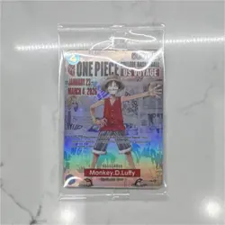 Bandai One Piece Card Game Monkey D. Luffy US Voyage Holo Promo Card Gonzaga CBB - Image 1