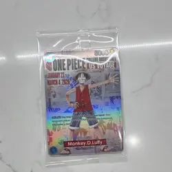 Bandai One Piece Card Game Monkey D. Luffy US Voyage Holo Promo Card Gonzaga CBB - Image 3