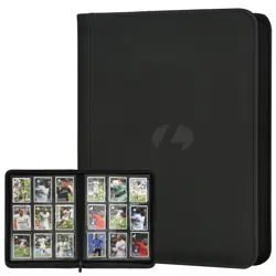 Trading Card Binder, Premium 9-Pocket Double Sided 540 Pocket PU Card Collect - Image 1