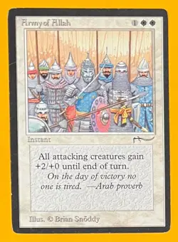 MTG ARMY OF ALLAH (Light) Arabian Nights (OldManMTG 012-601) - Image 1