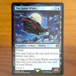 The Lunar Whale - Prerelease Foil Promo - Final Fantasy IV MTG FF4 - Image 1
