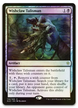 Wishclaw Talisman #110 (Foil) (NM) Throne of Eldraine ELD Magic MTG - Image 1