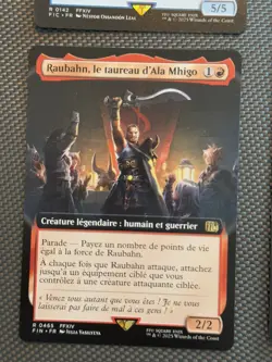 Mtg FIN Final Fantasy- Raubahn, Bull of Ala Mhigo Taureau FR-NM Extended French - Image 1