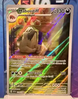 Pokemon Mabosstiff Illustration Rare Holo 218/198 SV01 Scarlet & Violet NM/M - Image 1