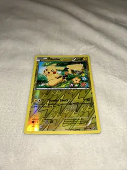 Pokemon TCG Pikachu Furious Fists 27/111 Reverse Holo Common Used - Image 1