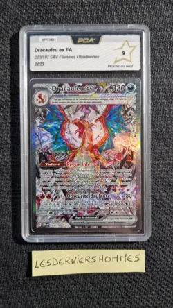 Carte Pokemon "Dracaufeu ex FA 223/197" - Gradee PCA 9 - Image 1