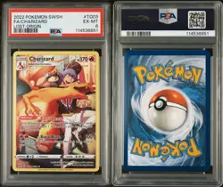 2022 Pokemon Lost Origin Charizard #TG03 Full Art Trainer Gallery PSA 6 - Image 3