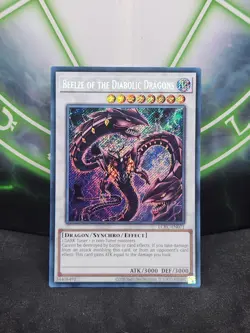 Yugioh Beelze of the Diabolic Dragons LCKC-EN071 Secret Rare NM - Image 1