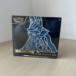 Pokemon Mega Evolution Pokemon Center Exclusive Lucario ETB FACTORY SEALED - Image 1