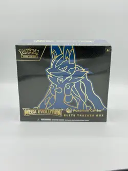 Pokemon TCG Mega Evolution Lucario Pokemon Center Exclusive ETB Factory Sealed - Image 1