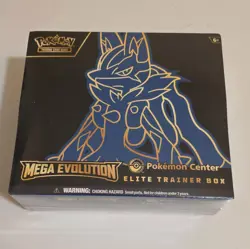 Pokemon Mega Evolution Pokemon Center Exclusive Lucario ETB FACTORY SEALED - Image 1