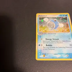 Poliwhirl EX Fire Red & Leaf Green Pokemon TCG Holo Card 46/112 LP Condition - Image 2
