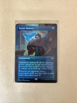 MTG Mystic Remora DMR 420 R NM Borderless FOIL - Image 1