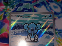 Cubchoo 109/086 NM Illustration Rare 2025 TCG Pokemon Black Bolt - Image 2