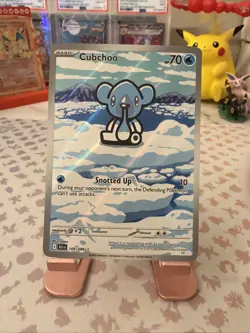 Pokemon TCG Cubchoo Illustration Rare Black Bolt 109/086 English - Image 1