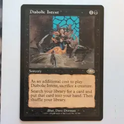 MTG Diabolic Intent (PLS) Planeshift Regular Rare - Image 1