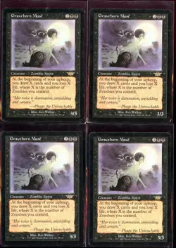 4x Graveborn Muse LP Legions Rare MTG Magic the Gathering - Image 1