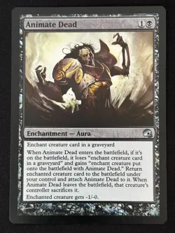 1x MTG Animate Dead (Foil) - Premium Deck Series: Graveborn (GRV) #16 - Magic - Image 3