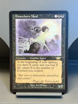 MTG Black Graveborn Muse x1 Legions / Magic The Gathering NM - Image 1