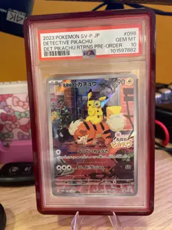 PSA 10 Detective Pikachu - 098/SV-P 098/SV-P Sv-P Promotional Cards (Japanese) - Image 3