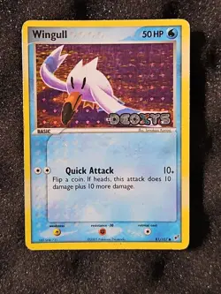 Wingull - 81/107 - Reverse Holo Stamped - EX Deoxys - Pokemon - Image 1