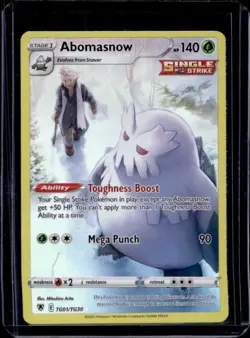 2022 Pokemon SWSH Astral Radiance Abomasnow Trainer Gallery #TG01/TG30 - Image 1