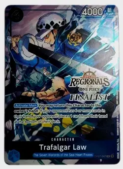 One Piece Trafalgar Law Offline Regional Finalists 2025 Vol 2 Promo Card Stamped - Image 1