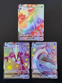 3x Lot Rainbow VMAX SWSH Shiny Vault Lapras Trevenant Pokemon Cards AA10 3 - Image 1