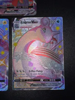 3x Lot Rainbow VMAX SWSH Shiny Vault Lapras Trevenant Pokemon Cards AA10 3 - Image 5