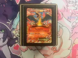 Pokemon Charizard EX Black Star Promo Holo Card XY17 LP - Image 1