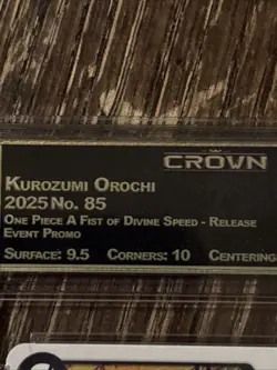 Kurozumi Orochi OP11-085 a Fist of Divine Speed Release Event Cards Regular - Image 4