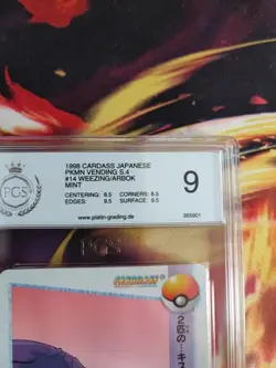 Pokemon Card Carddass Vending Series Muk 14 Weezing Arnok Team Rocket PGS PSA 9 - Image 4