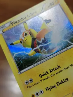 MP* - Pokemon TCG Pikachu Libre 30/30 Holo Card - Image 3