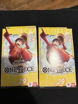 Bandai One Piece Card Game Egghead Starter Deck ST-29 (NO BONUS PACK) x2 - Image 1