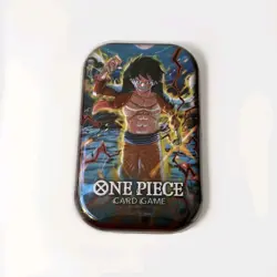 One Piece Card Game Tin Pack Vol. 1 Luffy Sealed New Bandai English - Image 1