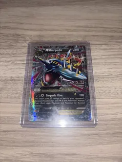 The Pokemon Company M Sharpedo EX Mega Promo XY200 Holo XY English TCG Card - Image 1