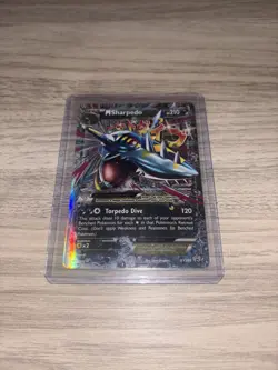 The Pokemon Company M Sharpedo EX Mega Promo XY200 Holo XY English TCG Card - Image 3