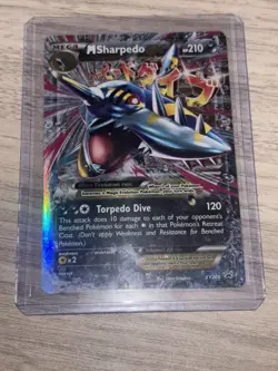The Pokemon Company M Sharpedo EX Mega Promo XY200 Holo XY English TCG Card - Image 5