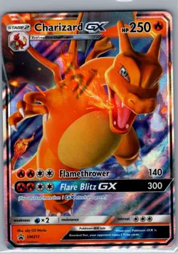 Charizard GX SM211 SM Promos - Pokemon Card - NM - Image 1