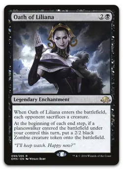 Oath of Liliana #99 (NM) Eldritch Moon EMN Magic MTG - Image 1