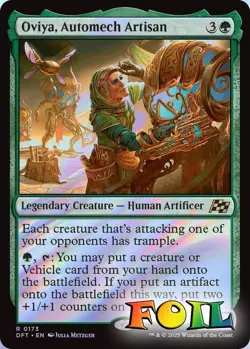 Oviya Automech Artisan 0173 MTG Aetherdrift Rare NP Foil - Image 1