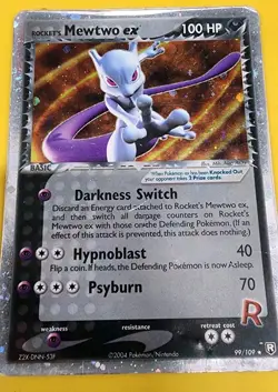 Rocket's Mewtwo ex 99/109 Team Rocket Returns Holo - Image 1