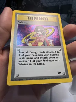 Pokemon TCG Vintage 2000 Sabrina Gym Challenge Holo Rare Card 20/132 CGC 7.5 - Image 3