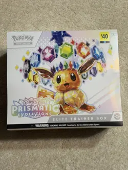 Pokemon TCG Prismatic Evolutions Elite Trainer Box ETB New & Sealed - Image 1