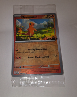Pokemon 151 004/165 CHARMANDER EB Games Stamped 151 Sealed Promo - Image 1