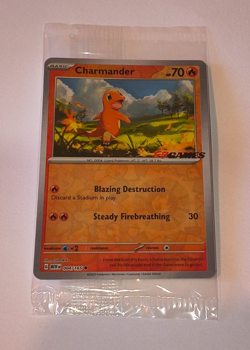 Pokemon 151 004/165 CHARMANDER EB Games Stamped 151 Sealed Promo - Image 2