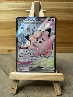 Pokemon SV09: Journey Together Ultra Rare,Holo Lillie's Clefairy ex #173/159 NM - Image 1