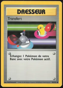 Carte Pokemon Transfert 95/102 Set de base Francais - Image 1