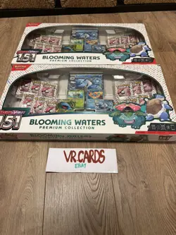 2 x Pokemon TCG Scarlet & Violet 151 Blooming Waters Premium Collection - SEALED - Image 2